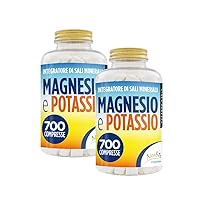 Magnesio e Potassio 1400 Compresse – Magnesio Citrato e Potassio Citrato – contro Stanchezza e Fatica Fisica, Caldo, Sali Minerali Organici Altamente Assimilabili – Fornitura di Lunga Durata (2)