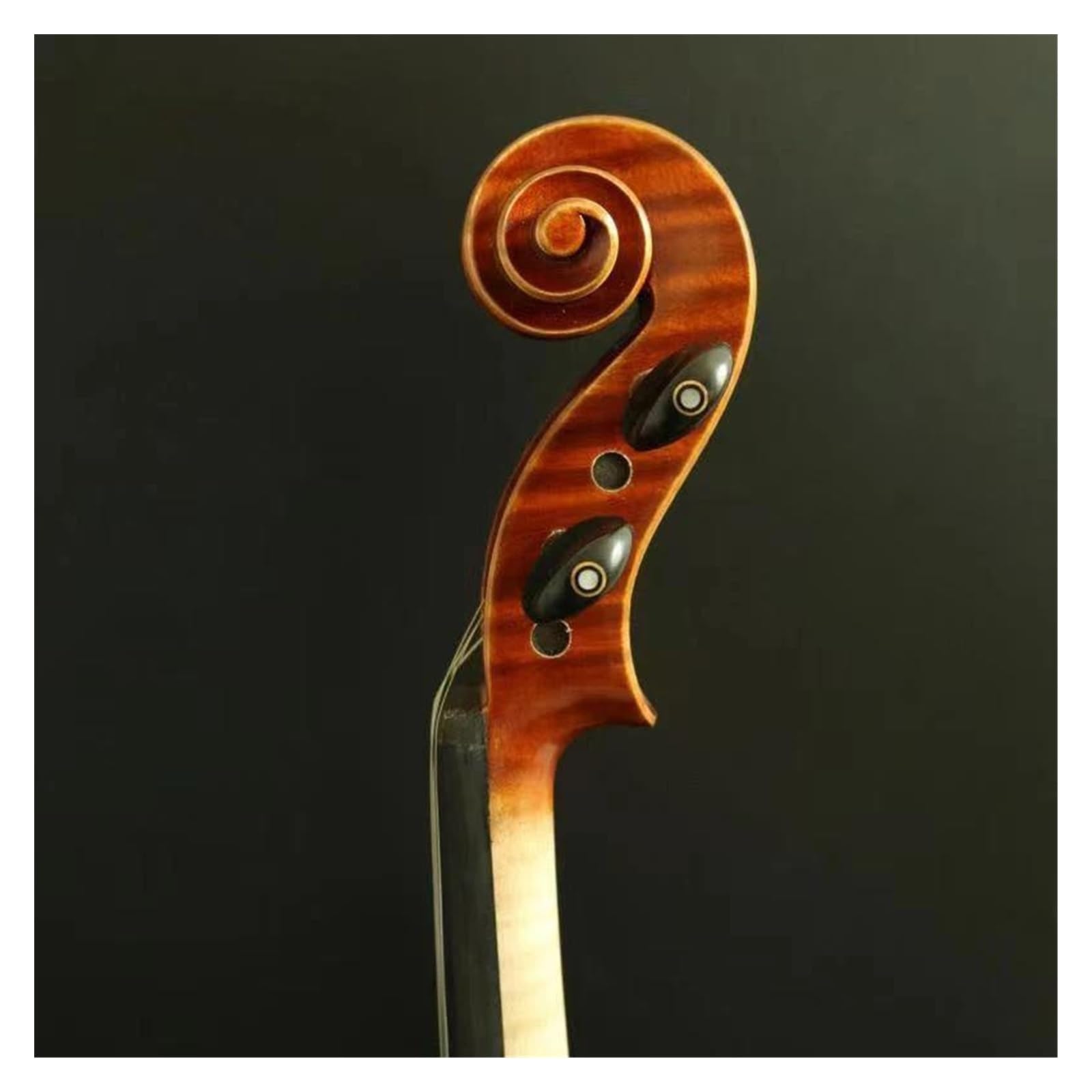violino Piccolo Violino 4/4 Vintage Vernice Rosso Arancio Strumento Professionale Con Custodia Archetto