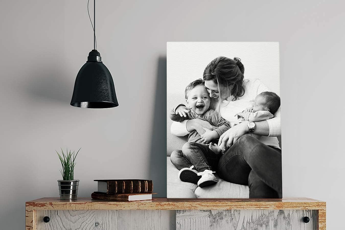MuchoWow© Photo sur Toile Personnalisée Grand Format 120x80 cm – Tableau Salon et Chambre – Cadeau Photo Personnalisé