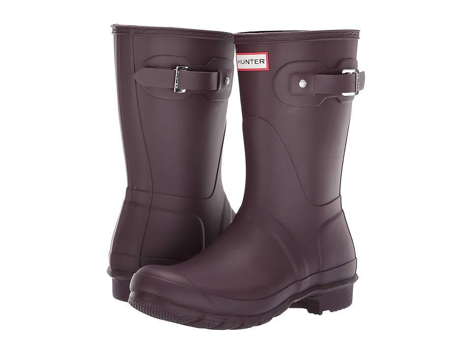 

Hunter Original Short Rain Boots (Black Grape) Women's Rain Boots