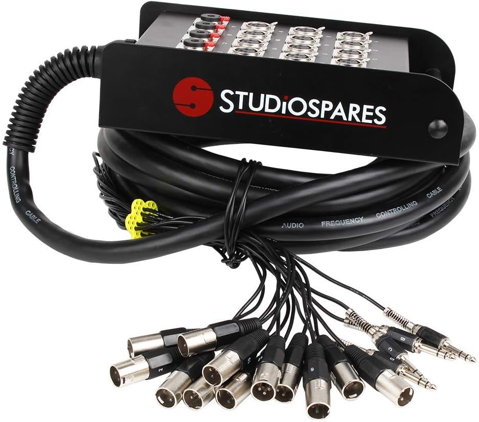 Stage Box - Snake 12 XLR + 4 XLR 8m by Studiospares