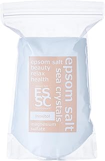 国産 エプソムソルト サラサラ 2.2kg 計量スプーン付 入浴剤 バスソルト イノシトール入り シークリスタルス