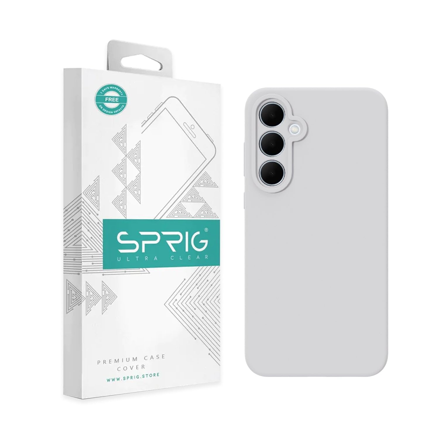 SPRIG Liquid Silicon Back Cover/Back Case for Samsung Galaxy A35 (White) (B0D86VCFN9) Amazon Price History, Amazon Price Tracker