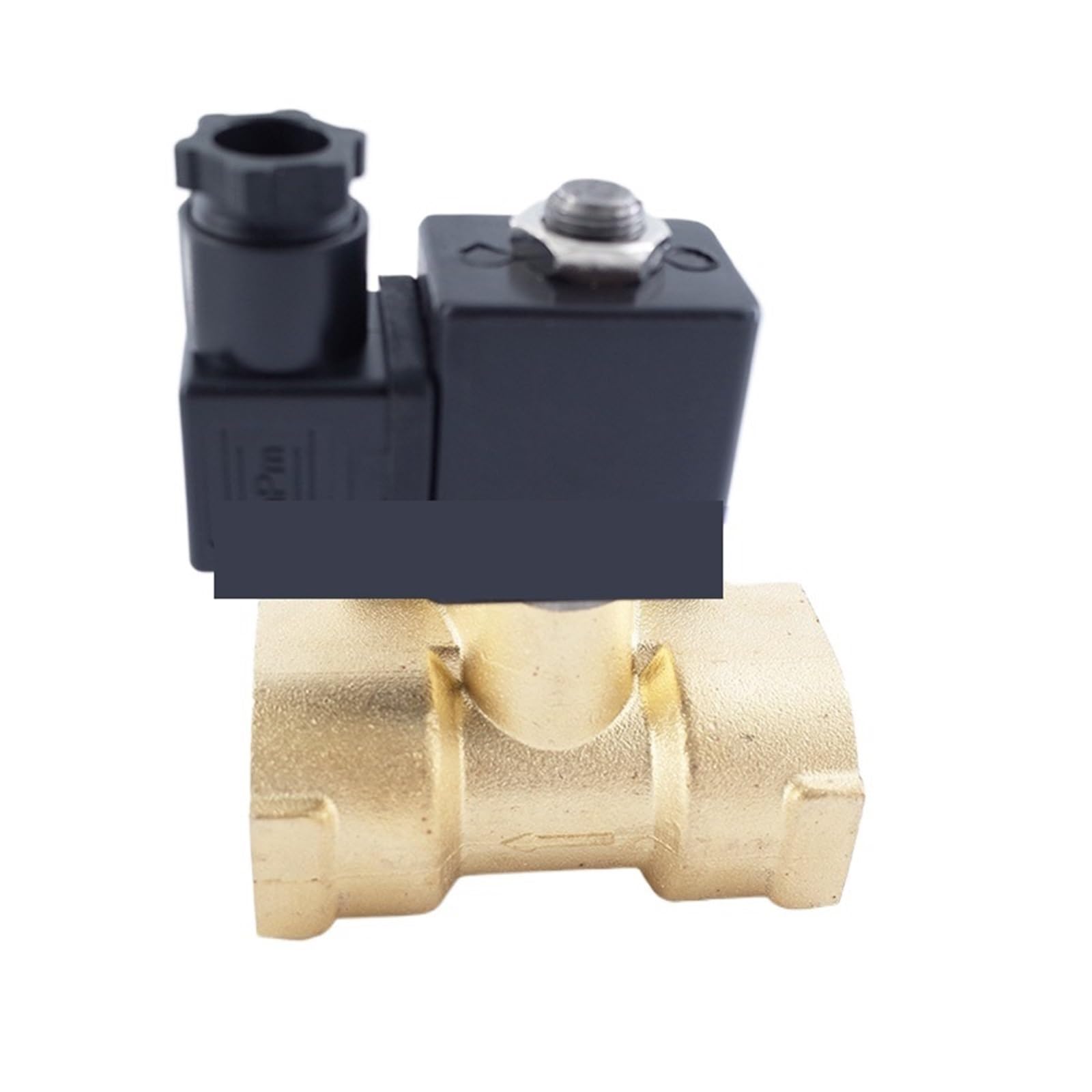 2-drożny mosiężny elektryczny zawór elektromagnetyczny, 1,6 MPa, normalnie zamknięty, 3/4" (1 cala), DC12V_FKM SEAL)