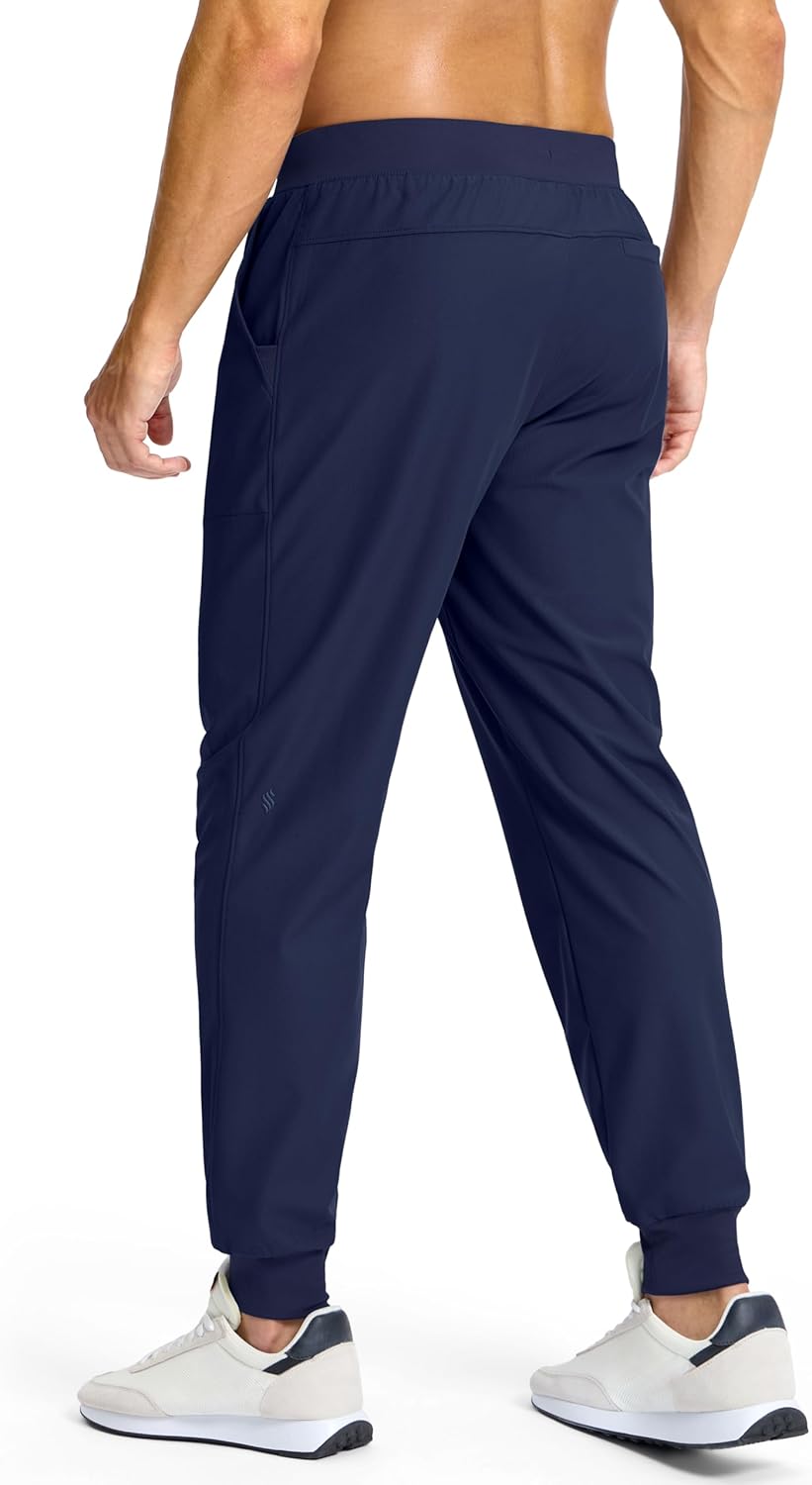 Soothfeel Joggers for Men Golf Joggers Pants with Pockets Slim Fit Casual Comfy Pants Lightweight Athletic Workout Sweatpants - Image 2