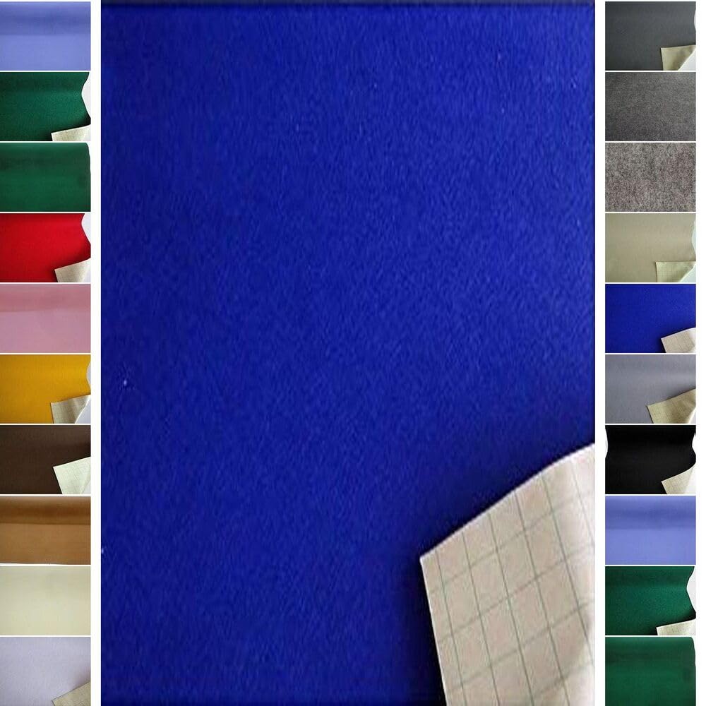 ROYALBLAU Bastelfilz Selbstklebend – 30% Wolle, 70% Zellwolle, 50 Cm Breit, Ideal Für DIY & Dekoration