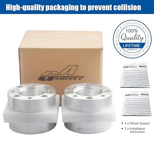 Vista 30 de GAsupply Espaciadores de rueda 4x110 de 2 pulgadas, adaptadores de espaciadores de rueda ATV de 2.913 in con pernos de 10 × 1.25, compatible