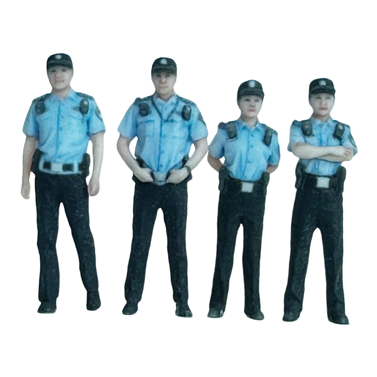 Figurines miniatures en résine de haute précision 20mm pour éléments architecturaux