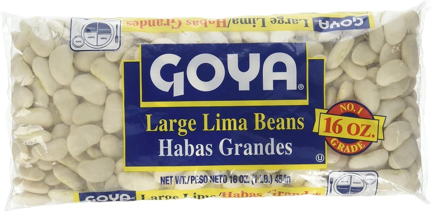 Goya Large Lima Beans, 16-Ounce Units (Pack of 24)