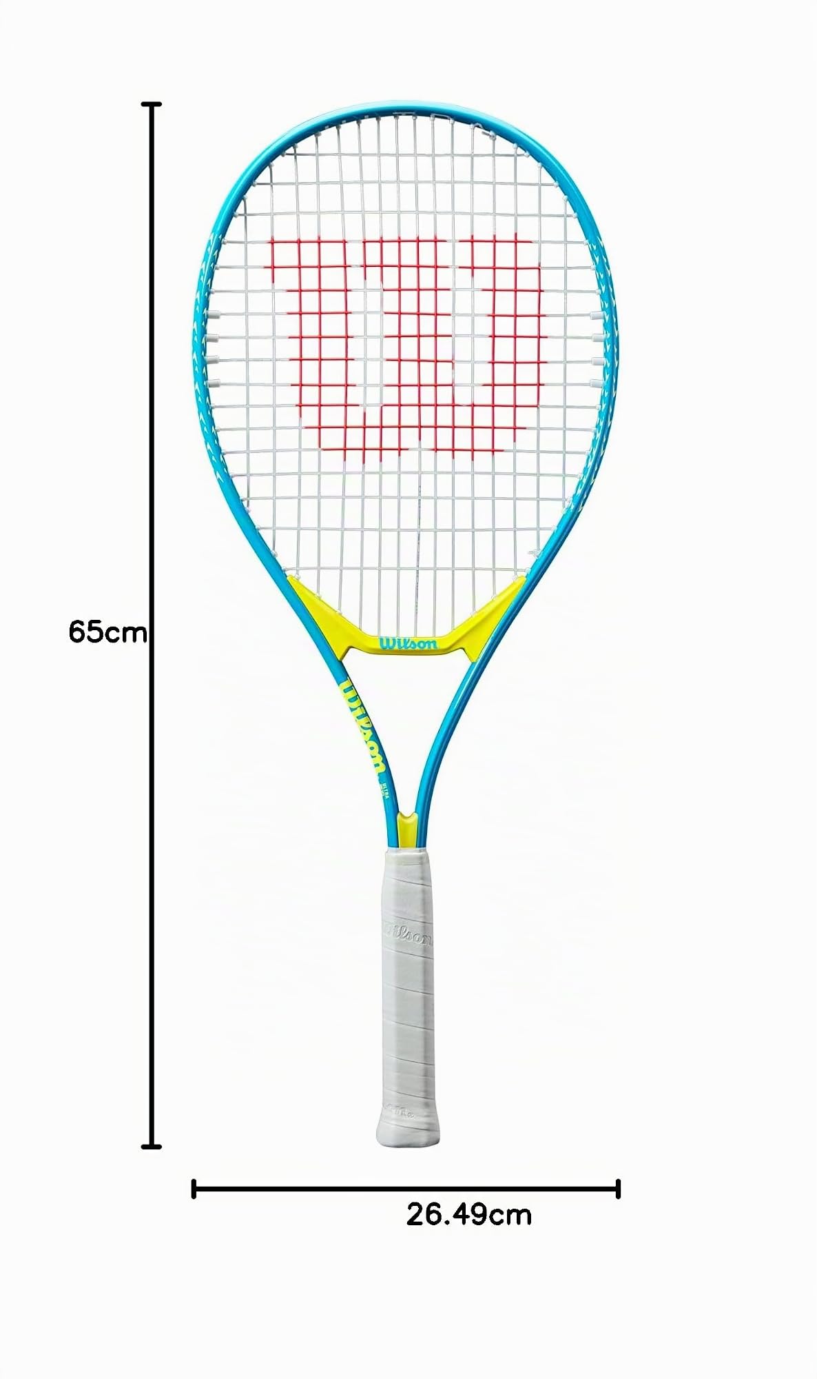 Wilson Ultra Power 25 besaitet 235g Tennisschläger Kinderschläger Schwarz - Grau