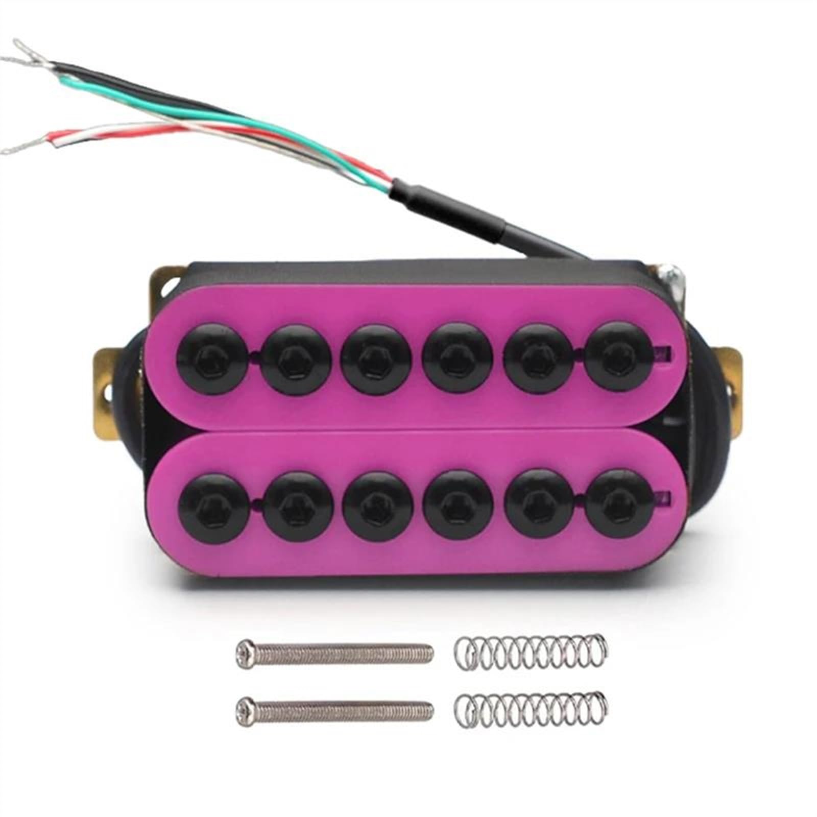 Amazon.co.jp: ピンクパープル調整可能な金属ハムバッカーエレキギター