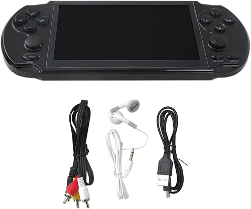 X9 128 Bit incorporado 10000 Juego de mano 5.1 pulgadas 8GB Retro Consola de juegos portátil para almacenar fotos digitales, música, videos y