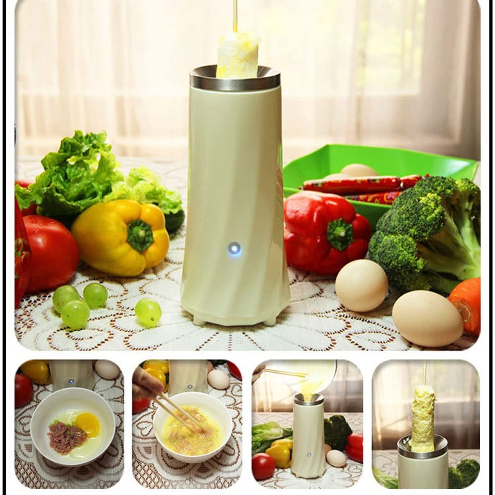 Fabricante Automático De Rollos Huevo Máquina De Salchicha De Huevo Crujiente Máquina Rollo De Huevo Herramienta De Cocina Desayuno Vertical Huevera Antiadherente