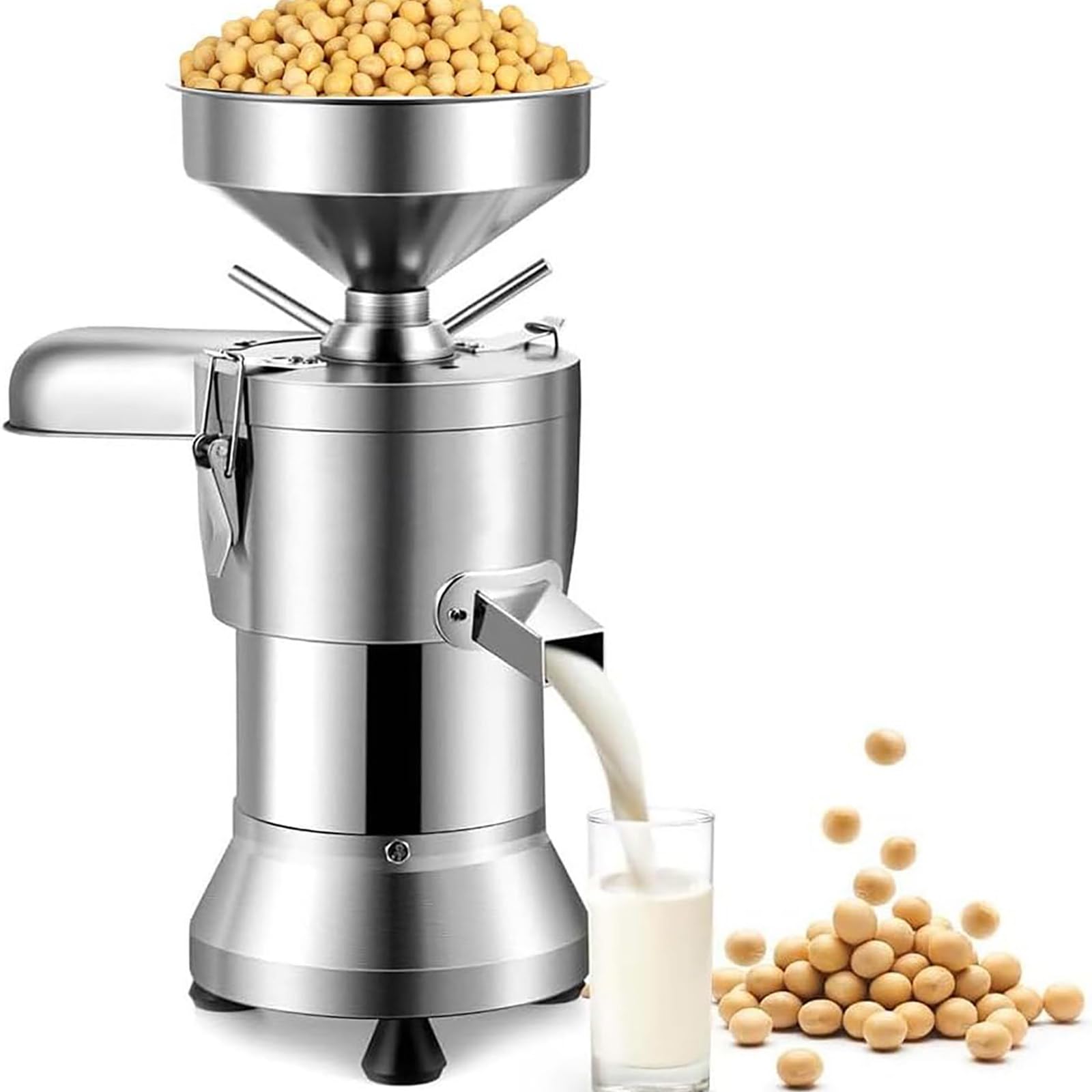 Młynek do ziarna 5 l, wysoka prędkość 2850 obr./min, moc silnika 1100 W, młynek na sucho do nasion, mąki, orzechów, pszenicy, kukurydzy, ziół, przypraw i przypraw