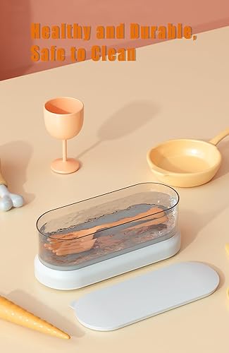 Miniatura 8 de Limpiador ultrasónico de joyas, 5 W, 15.2 fl oz, portátil, profesional, limpiador de joyas sónico para gafas, joyas, anillos de anteojos, reloj,