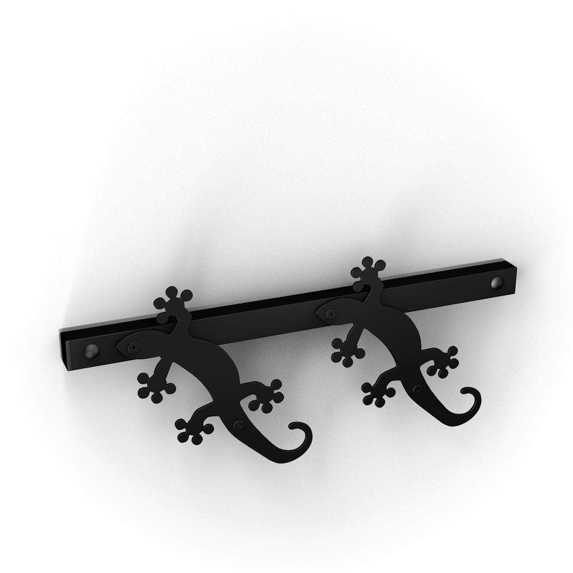 Bolis Italia Geko Coat Hanger in Black Colour with Double Hook, One Size