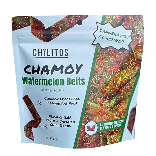 Miniatura 8 de Chilitos Dulces, agrios y picantes caramelos de chamoy  Gomitas mexicanas y chamoy para todas las edades, auténticos enchilados de Dulces Mexicanos