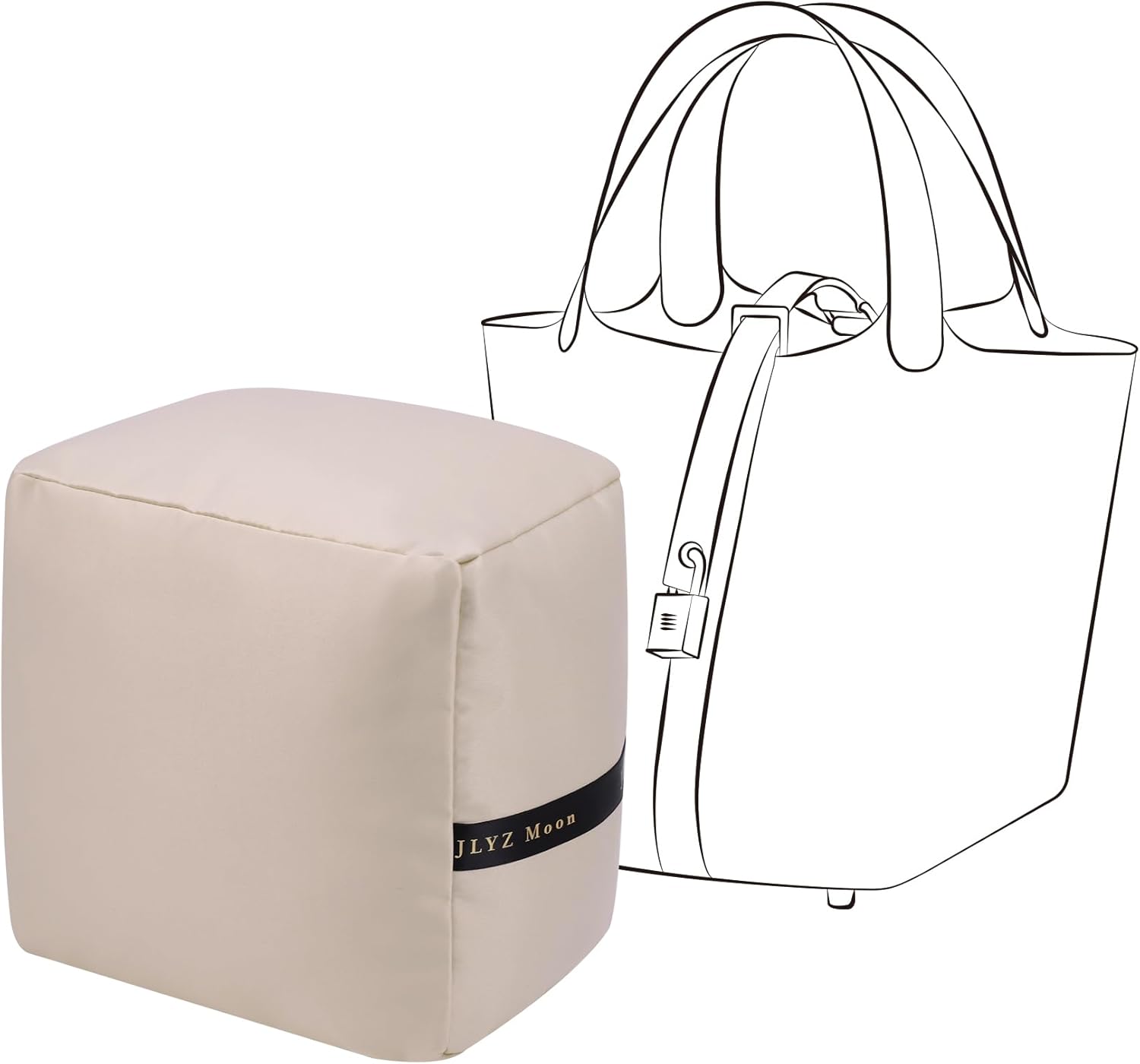 Shaper for Picotin 18 Bag, Velvet Bag Pillow Shapers for Luxury Tote&Purse, Superior Resilience, Exclusively for Picotin 18