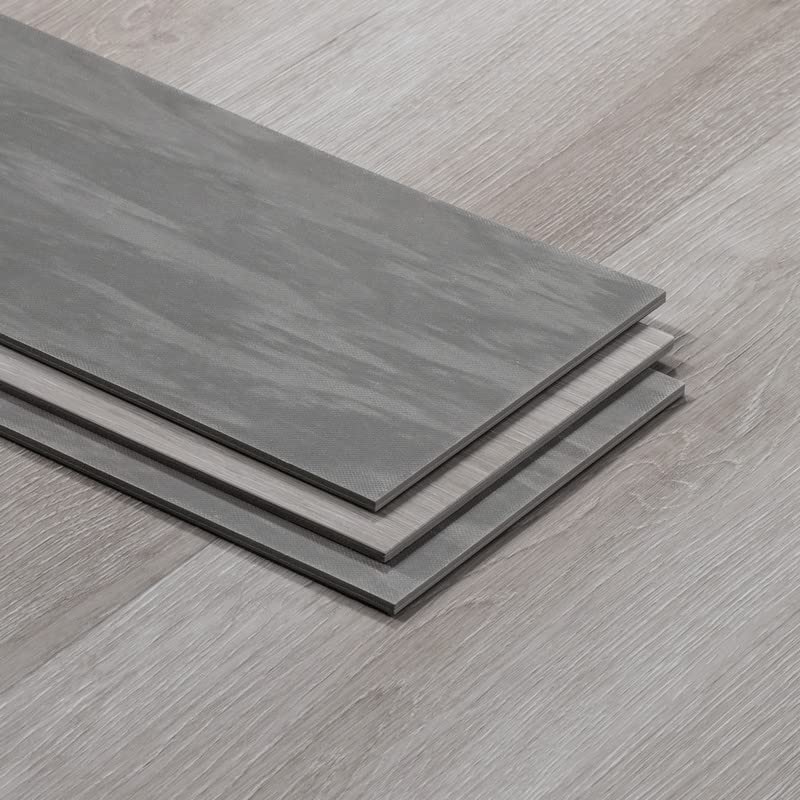 Miniatura 54 de Lucida Surfaces Azulejos de vinilo de lujo Piso adhesivo para instalación de bricolaje 10 tablones de aspecto de madera GlueCore Pro Chino