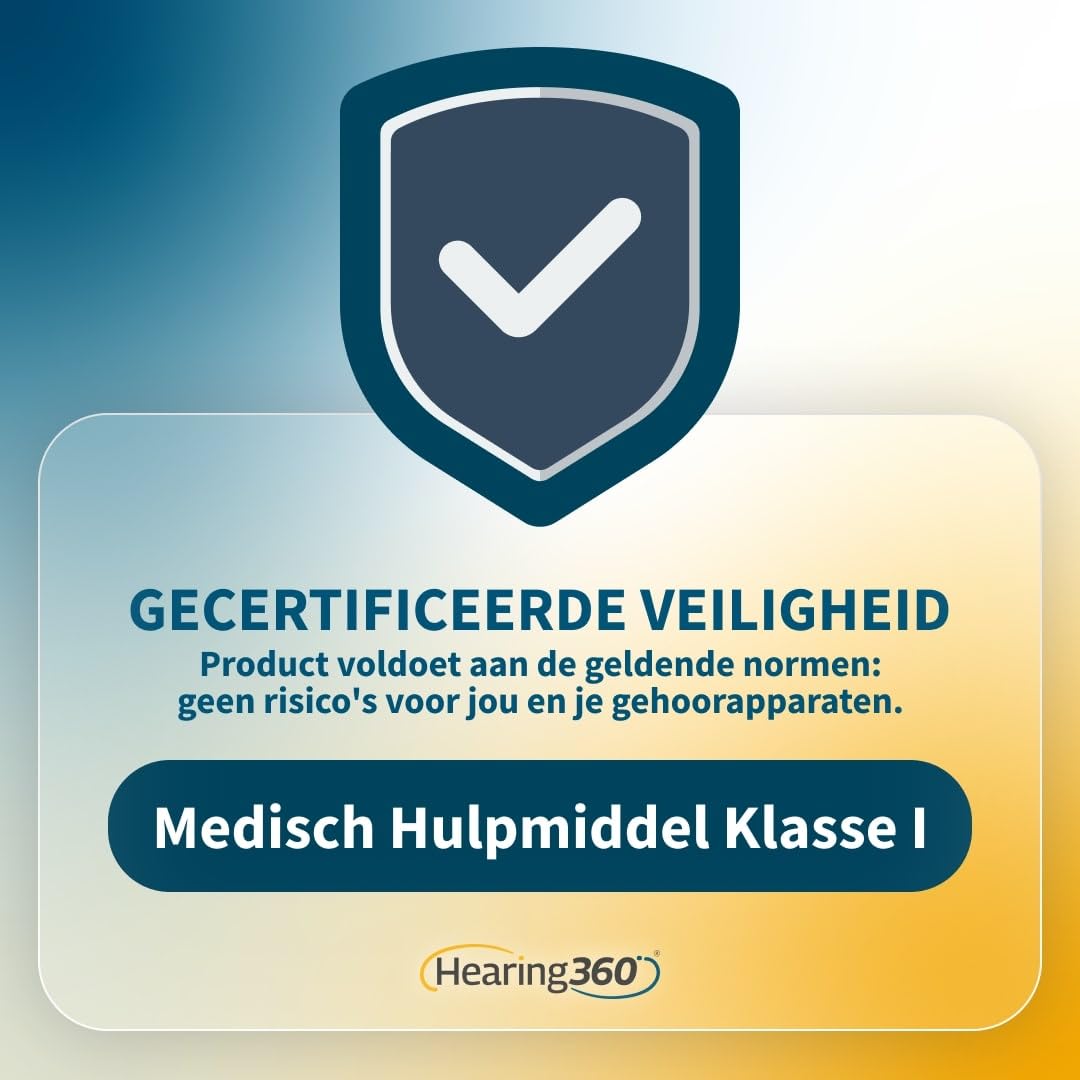 Brausetabletten für Hörgeräte, Tiefenreinigung und Desinfektion für Windeln und Röhrchen, Tabletten mit Aktivsauerstoff, Medizinprodukt der Klasse I (5 Boxen, 100 Einheiten)