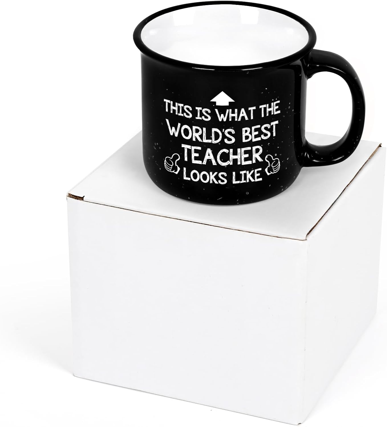 YHRJWN Christmas Teacher Appreciation Gifts for Women Men from Student, Teacher Gifts, Birthday Christmas Gift for Teachers, Teachers Mug, 15 Oz - Image 8