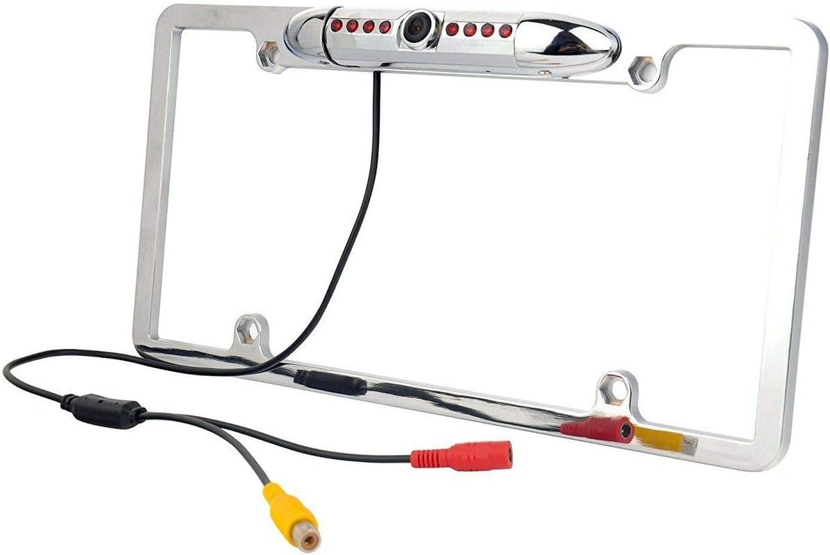 Silver Color Rear View Camera W/Night Vision for Kenwood DDX26BT DDX-26BT