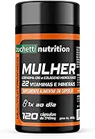 Multivitaminico Mulher 120 cápsulas polivitaminico Zuchetti nutrition vitamina az mulher