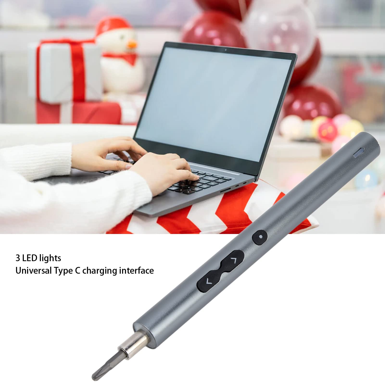 Power Elektrische Schroevendraaier, Verstelbare Torsie, Snoer Handheld Elektrische Hex Schroevendraaier Reparatie Tool voor Schroeven Van 2mm Tot 6mm (EU-stekker 220V