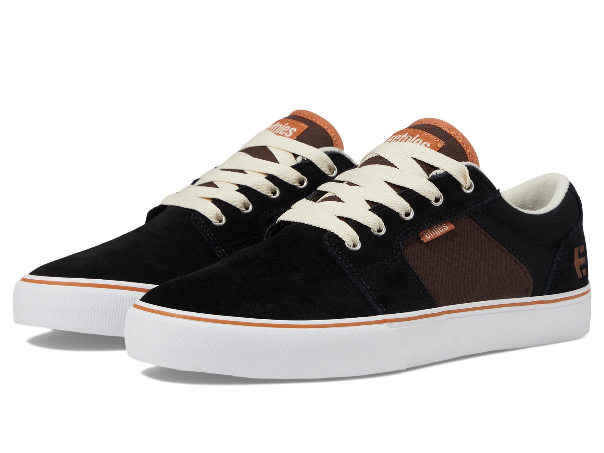 Etnies Barge LS Mens' Skate Shoe Black/Brown - Sustainable, Durable and Comfortable Sneakers