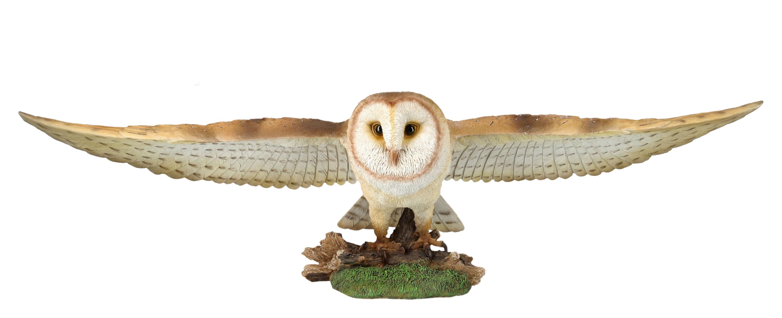 Figuren Shop GmbH HotAnt - Lechuza voladora XXL para jardín, pintada a mano, 79 cm de ancho