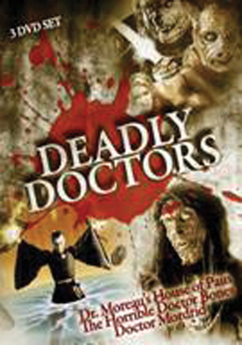 Deadly Doctors 3 Pack Set figuras de médicos malvados y doctores de terror siniestros