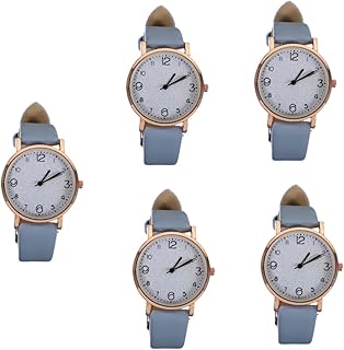 5 Peças Pulseira De Relógio Para Mulheres Fita De Pulso Atlética Relojes Para Mujeres Presentes Femininos Para Mulheres Presentes Decorativos Presentes Femininos Decoração De