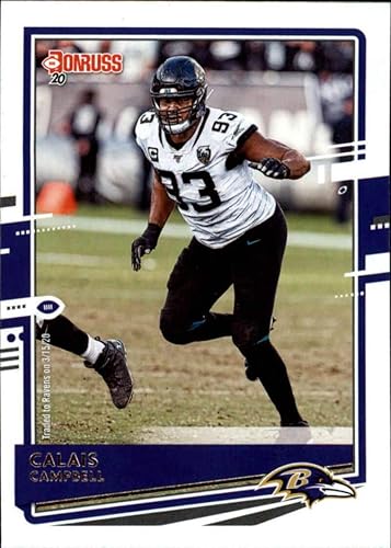 2020 Donruss #129 Calais Campbell Baltimore Ravens NFL Football Card NM-MT 2020 Donruss #129 Calais Campbell Baltimore Ravens NFL Football Card NM-MT