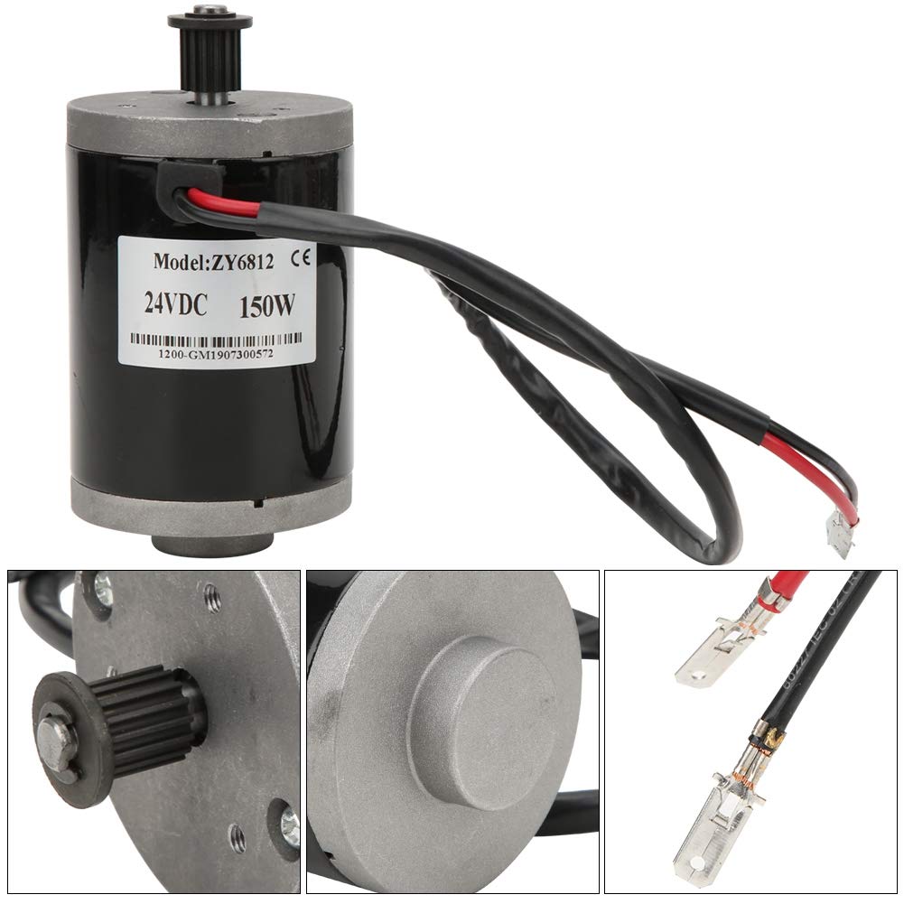 ZY6812 Gebürsteter Kettenrad-Synchronrad-elektrischer 24V 150W Permanentmagnet-DC-Kettenradmotor