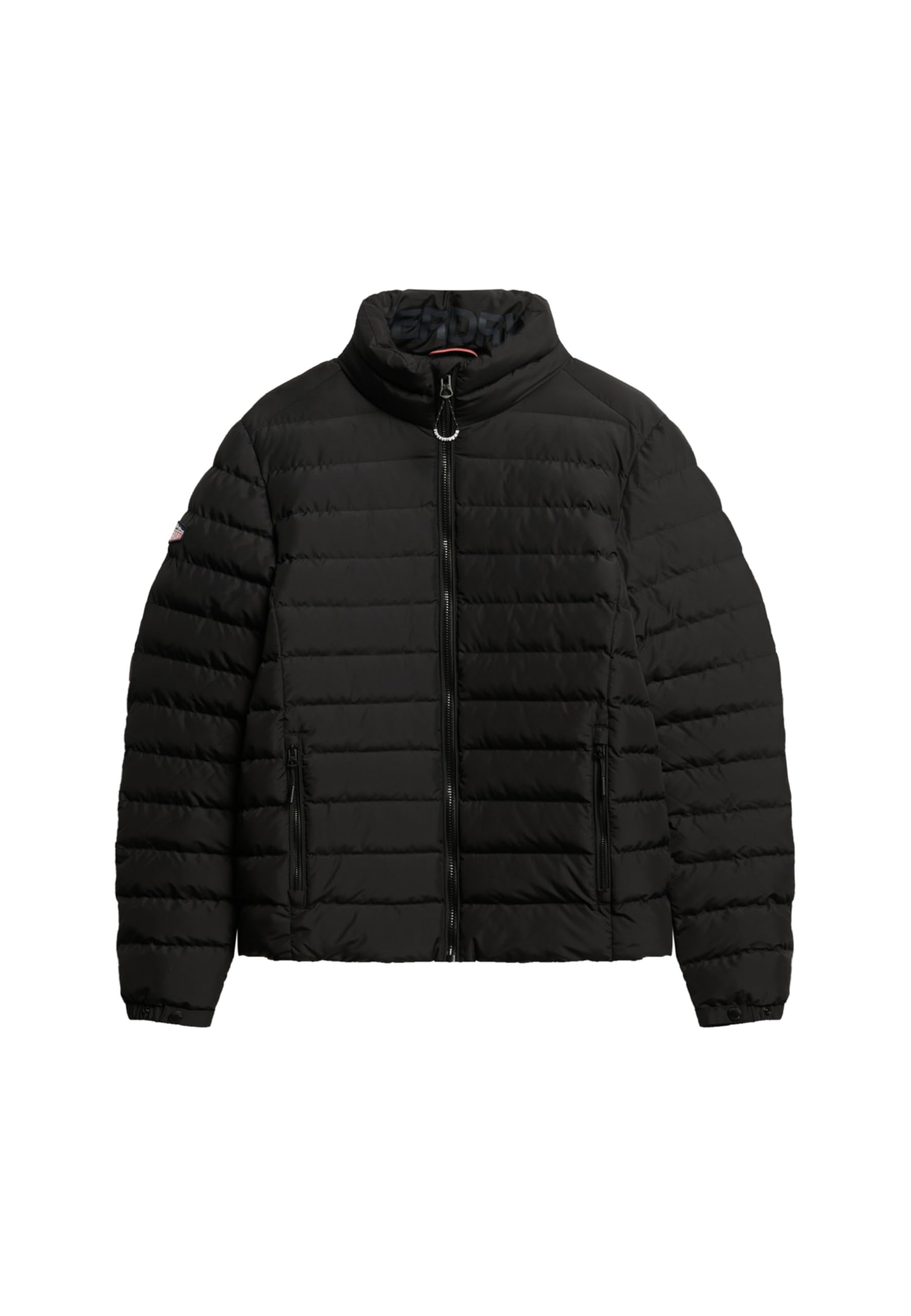 Superdry Men's Black Fuji Print Anorak Padded Jacket, Xl