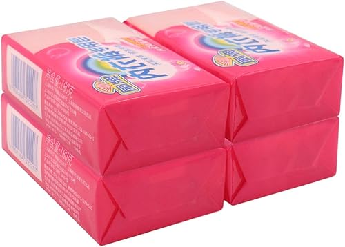 Miniatura 9 de BEE & FLOWER Barra de jabón de limpieza para ropa interior con abanico, barra de jabón para ropa interior (6.3 onzas x 4)