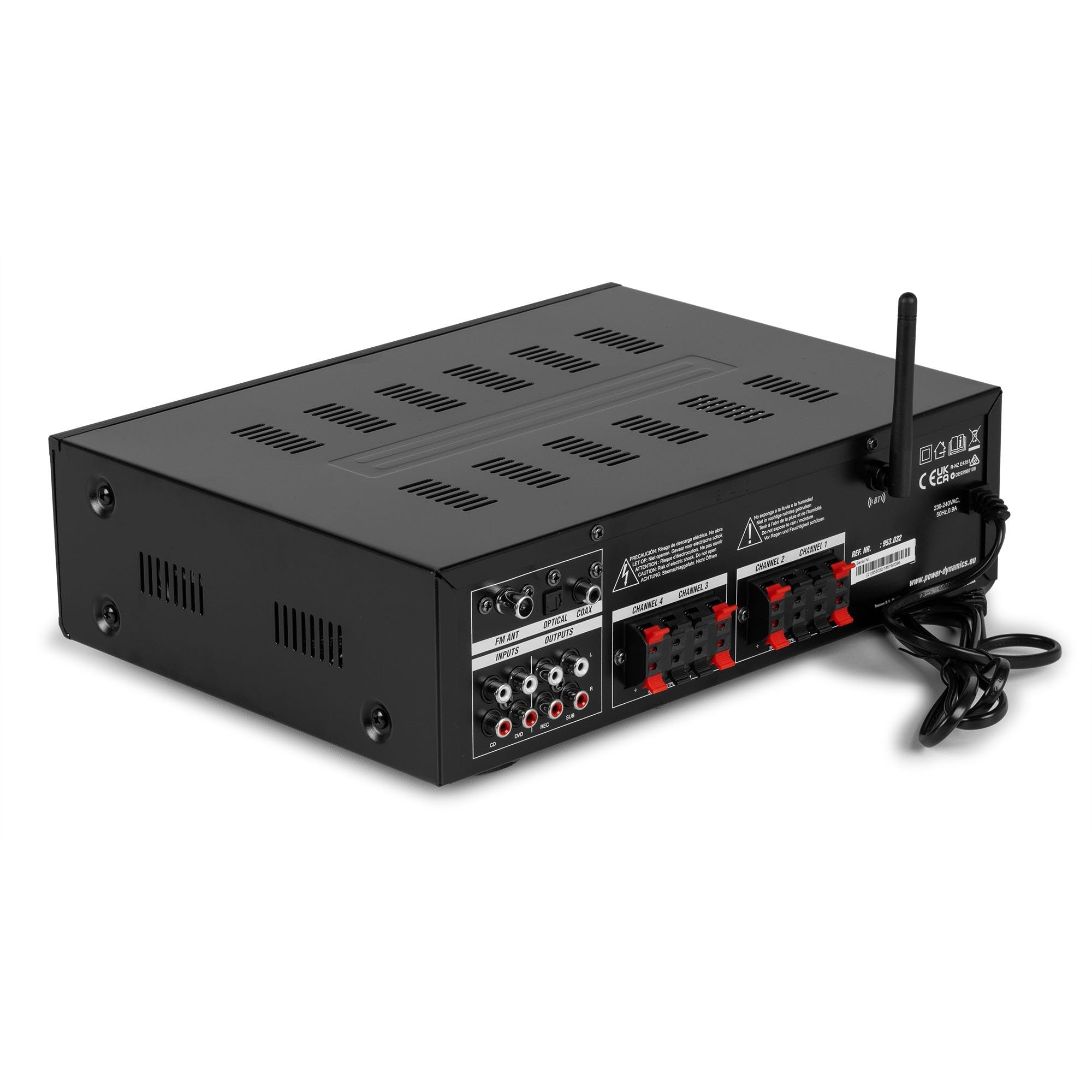 IMPIANTO AUDIO FILODIFFUSIONE BLUETOOTH TELECOMANDO CASSE TONDE DA CONTROSOFFITTO (8 CASSE)
