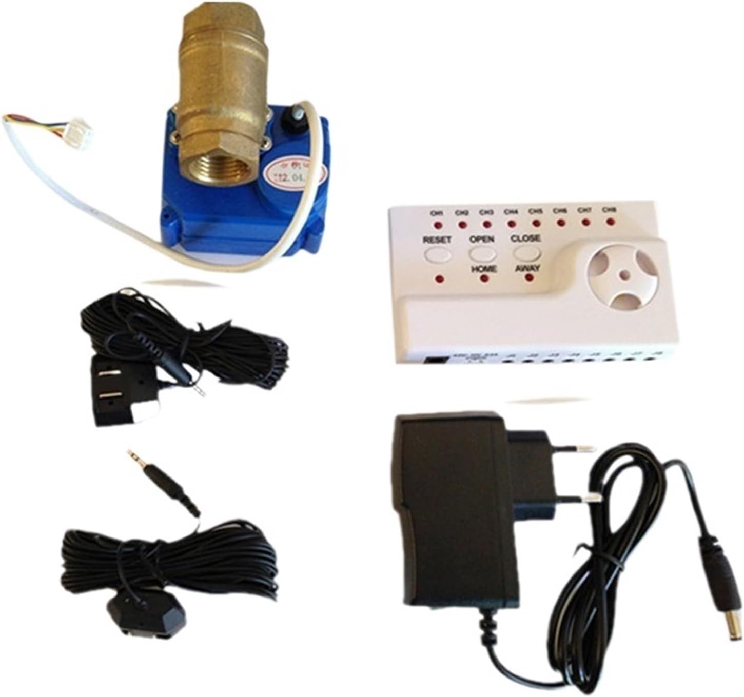 Water Loss Prevention Leakage Detection Sensor Alarm Monitor Flow Indicator Saver Single Valve DN25