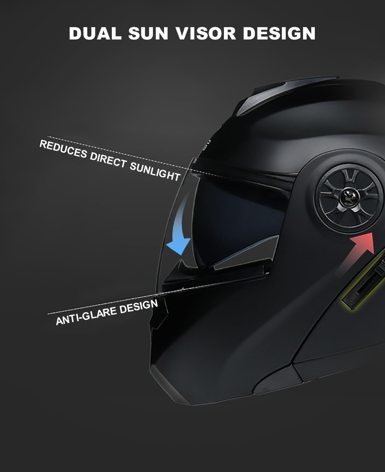 Cascos de moto modulares abatibles, casco integral homologado por la ECE, casco de scooter con visera doble, cascos de moto para hombre y mujer. 7,XL=61-62CM