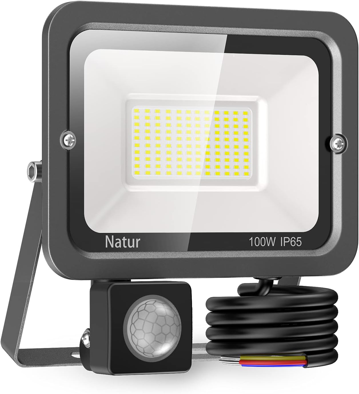 Projecteur LED D'extérieur Super Lumineux 100 W 10 000 ° Angle De Faisceau 120° Blanc Froid IP65 étanche 85 à 265 V Pour Cour, Jardin, Aire De Jeux