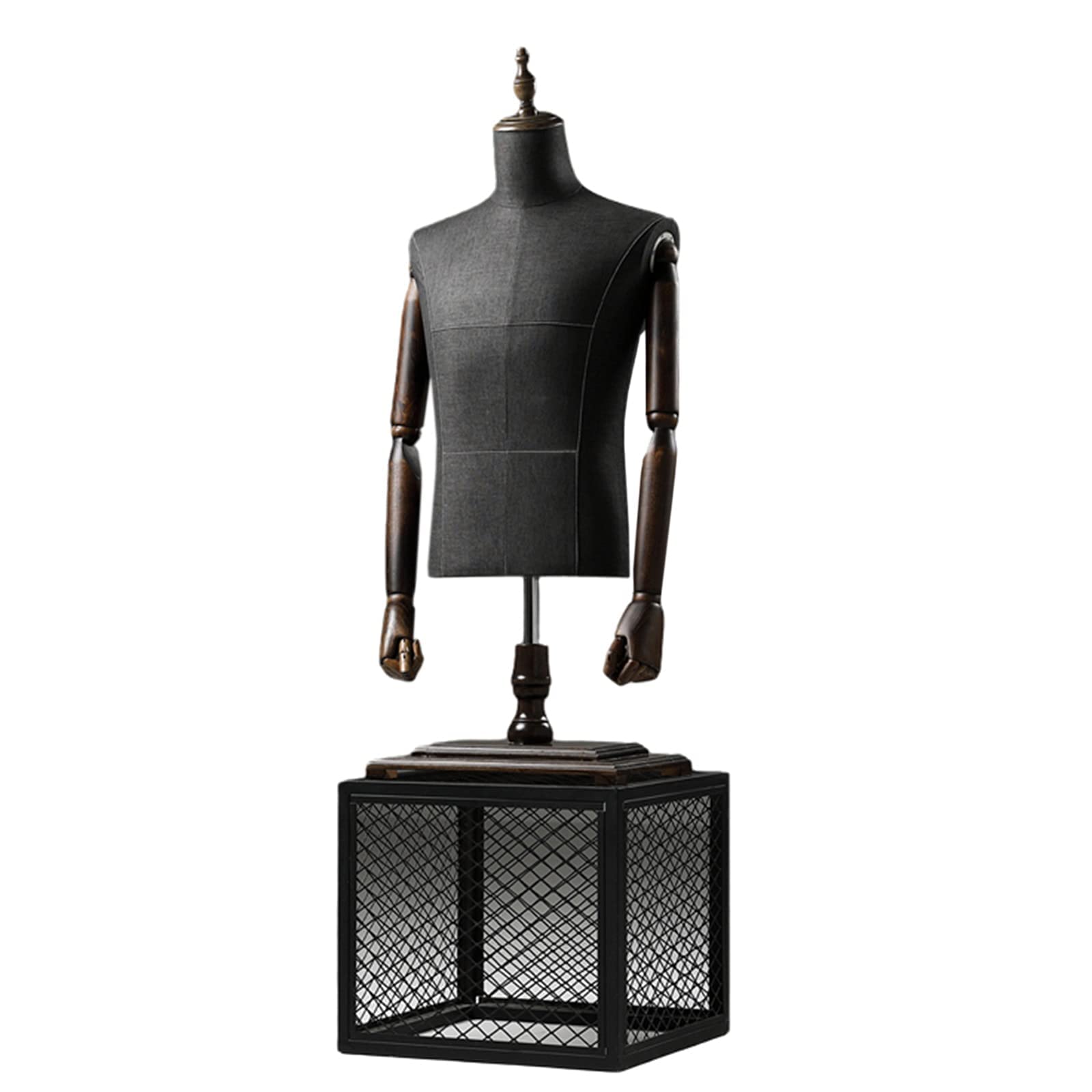 Buy Retail Mannequins Male Dress Form with Stand and Base, op Maniquins