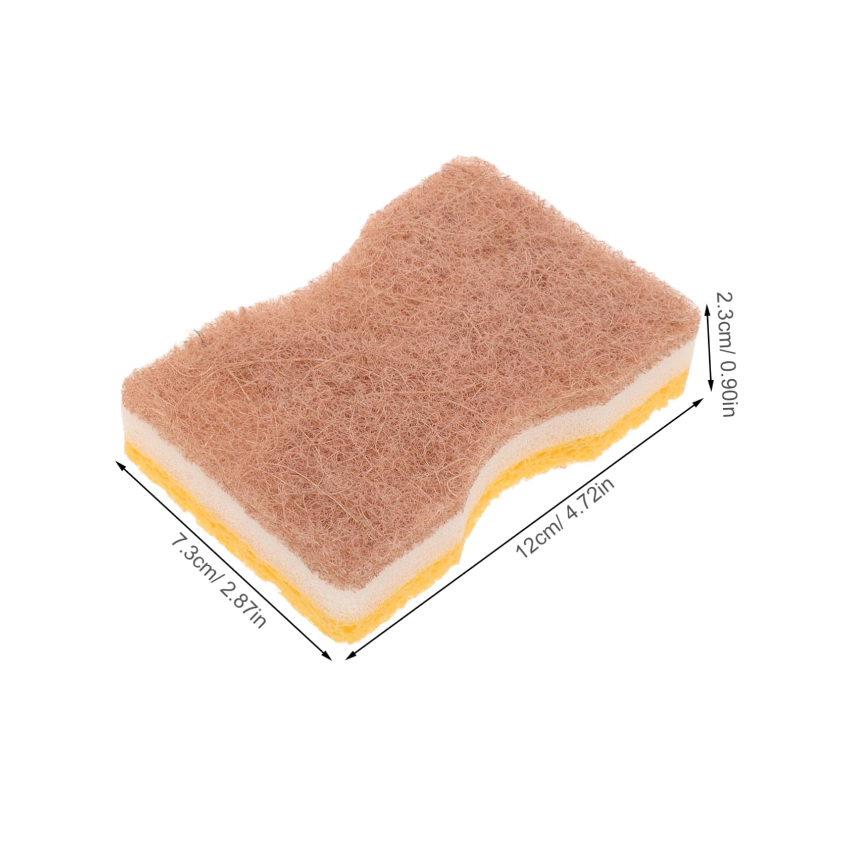 ERINGOGO Kitchen Sponges Dish Scouring Pads Oil-Resistant Fast Drying 4 Pack Set