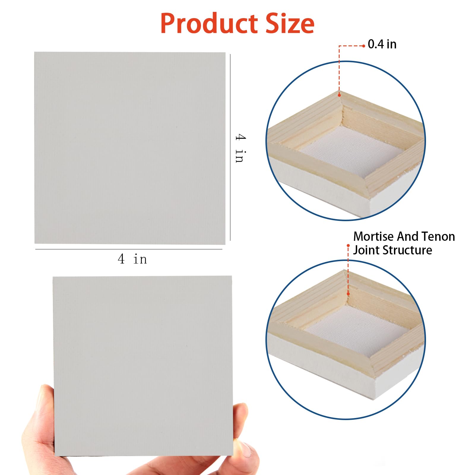 Amazon.co.jp: Gredak 絵画用ミニキャンバス 24.4 x 4インチ