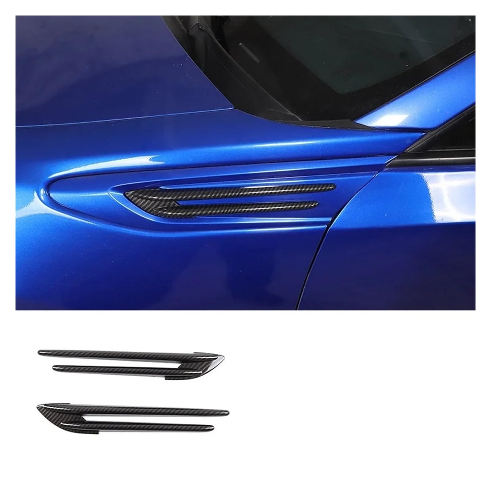 Car Accessory for Subaru for BRZ for Toyota 86 GT86 2012-2020 ABS Car Shift Armrest Panel Sticker Interior Modification Accessories 2 Pieces Interior Mouldings(X)