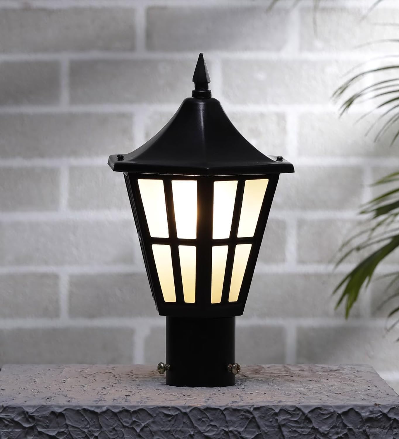 Premium Gate Light for Home - Bright Outdoor Waterproof Lamp for Main Gates - Stylish Gate Lamp for Home Gate Pillar Light for Outdoor Lamps Set of 2 Gate Pillar Lights (Pack of 2)-image-36