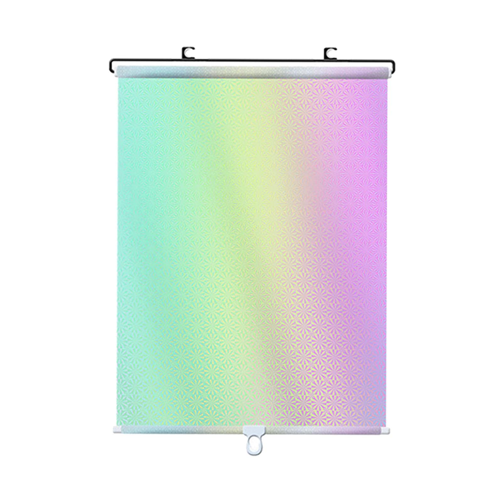 Sun Shade Curtain Universal Privacy Drape Blackout for Car Window Cafe 58x125cm Silver-picture-11