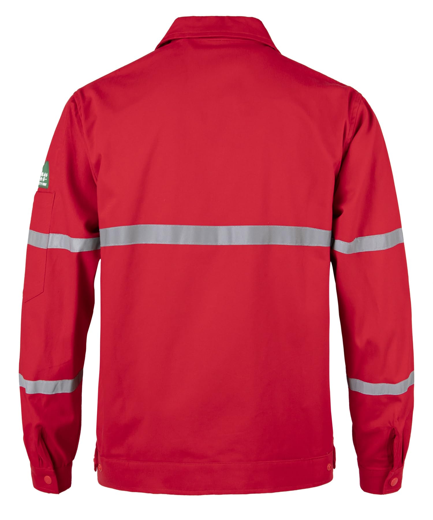 Giacca da lavoro da uomo, ad alta visibilità, resistente alle fiamme, giacca da saldatura, industriale e resistente, giacca da lavoro
