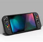 PlayVital AlterGrips Protective Slim Case for Nintendo Switch OLED, Ergonomic Grip Cover for Joycon, Dockable Hard Shell for Switch OLED w/Thumb Grip Caps & Button Caps - Black