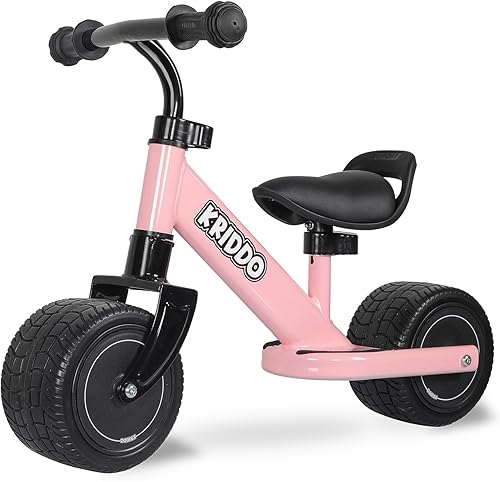 KRIDDO Bicicleta de equilibrio para bebé, diseño de mini crucero con ruedas anchas de poliuretano para niños de 1 a 3 años, regalo ideal de primer disponible en Yaxa Colombia