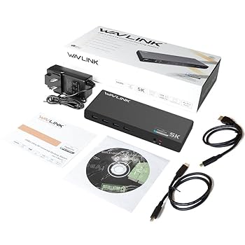 分配器・切替器 Wavlink USB-C Universal Docking Station WAVLINK USB-C Docking Station with Dual 4K Display Support